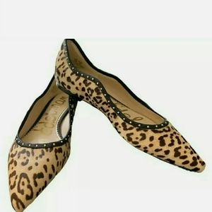 Sam Edelman Size 9 Leopard print dyed calf hair